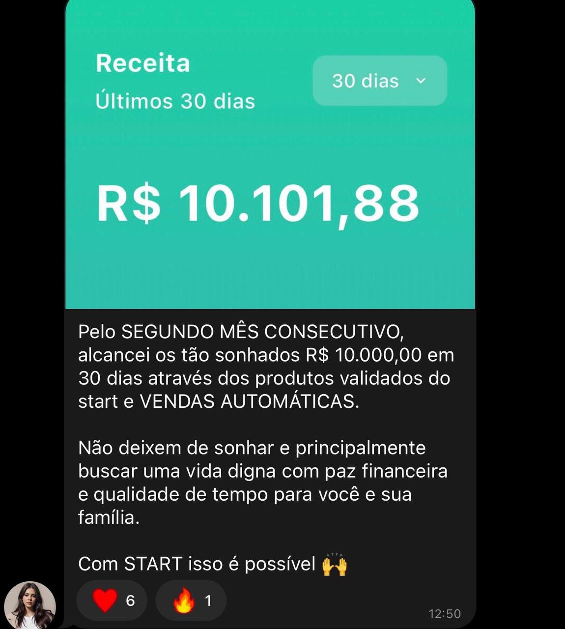 Depoimento exibido no checkout, imagem 6